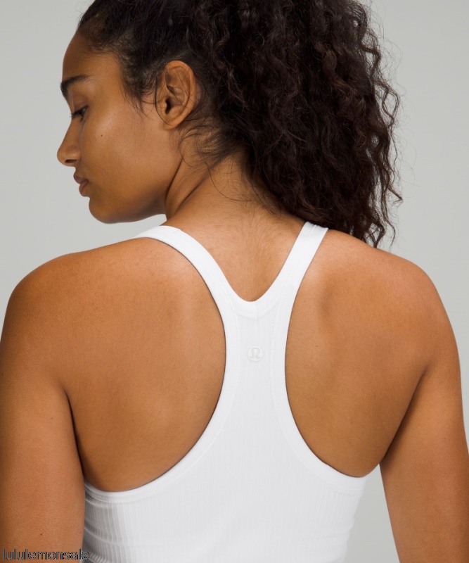 Lululemon Damen DELULU528 | Ebb To Street Tanktop Weiß